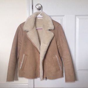 Uniqlo faux shearling jacket